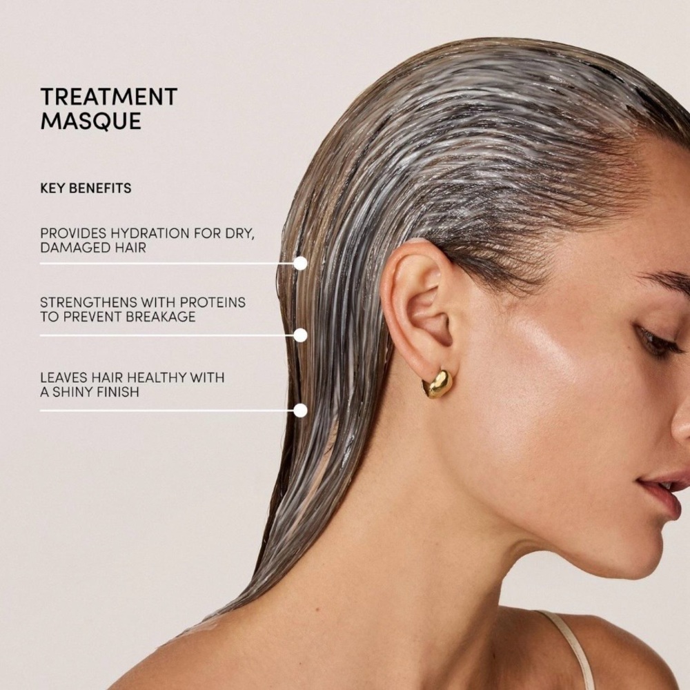 OUAI Fine to Medium Hair Treatment Masque - Cream - Picture 3 of 6